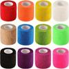 12-Pack Self-Adhesive Elastic Bandages - Multi-Color Athletic Tape & Wraps for Sports Injury, Wrist & Ankle Support