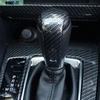 Carbon Fiber Look Car Gear Shift Knob Cover Trim For Mazda 2 CX-3 CX-5 2016-