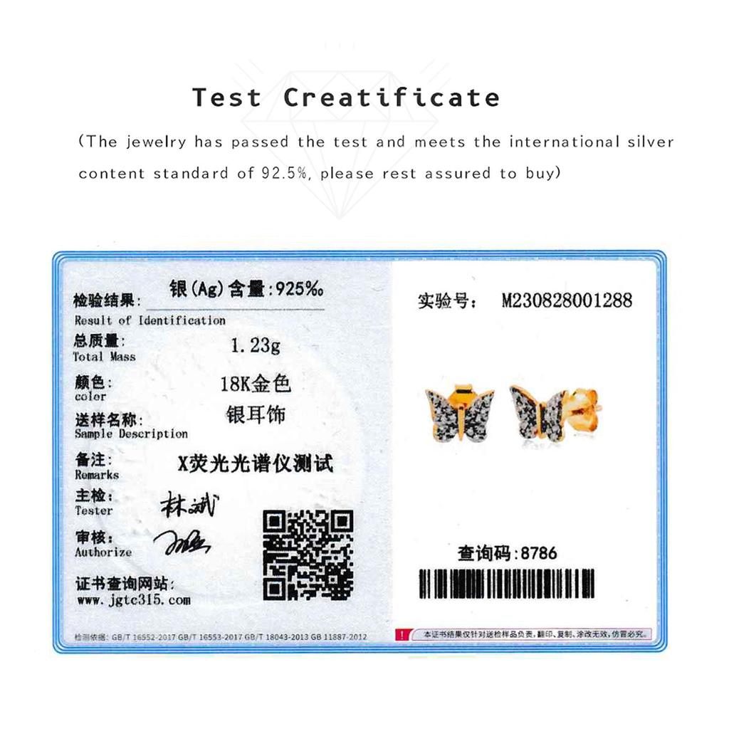 ANDYWEN Женские серьги-гвоздики из стерлингового серебра 925 пробы, золотые бабочки, стрекозы, пчелы, роскошные ювелирные изделия, 2023, свадебные украшения