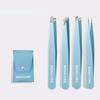 4Pcs Eyebrow Tweezer Hair Trimmer Puller Stainless Steel Slanted Eye Brow Clips Hair Removal Makeup Tools ZH