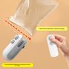1Pc/2Pcs Mini Bag Sealer 2 In 1 Rechargeable Small Heat Sealer with Cutter Portable Magnetic Food Sealer for Snacks Candies Plastic Bag Food Storage