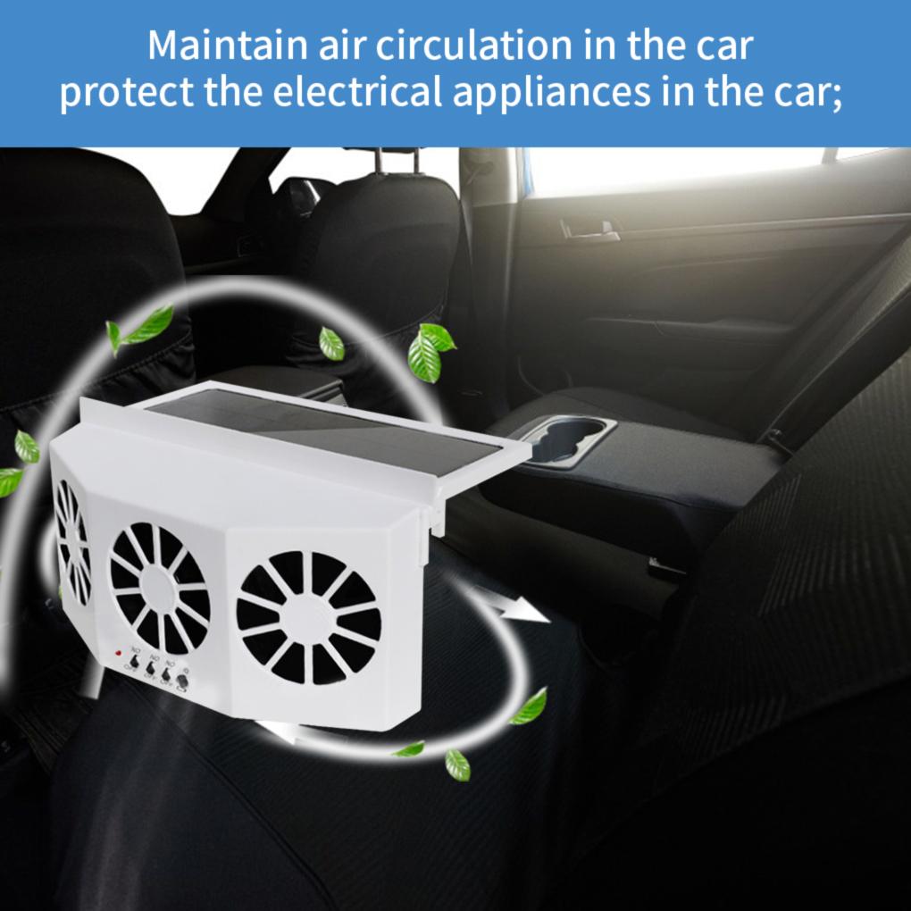 Солнечный автомобильный вытяжной вентилятор, энергосберегающий, способствующий циркуляции воздуха, работающий на солнечной энергии, автомобильный вентилятор, автоматический воздухоотводчик, белый