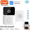 Tuya Wifi Video Doorbell Wireless Night Vision Camera Bell IR Alarm Security Smart Home Intercom Ring HD Cameras With Battery