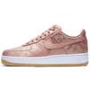 CLOT x Air Force 1 Low Premium Розовое Золото Шелк Унисекс Кроссовки Розовый Белый Резина Светло-Коричневый CJ5290-600