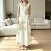 Sleeveless Maxi Dress,Summer Lightweight Minimalist Dress,Breathable Casual Wear for Daily,Outdoor Walk & Date,Versatile Fit All Body Types