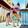 Fashion Small Dog Sunglasses UV Protection Goggles Eye Wear Protection Pet Accessories for Dogs Adjustable Waterproof Glasses