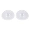 2Pcs Breastmilk Collector Shell Wearable Silicone Portable Breast Shell Prevent Leakage Overflow