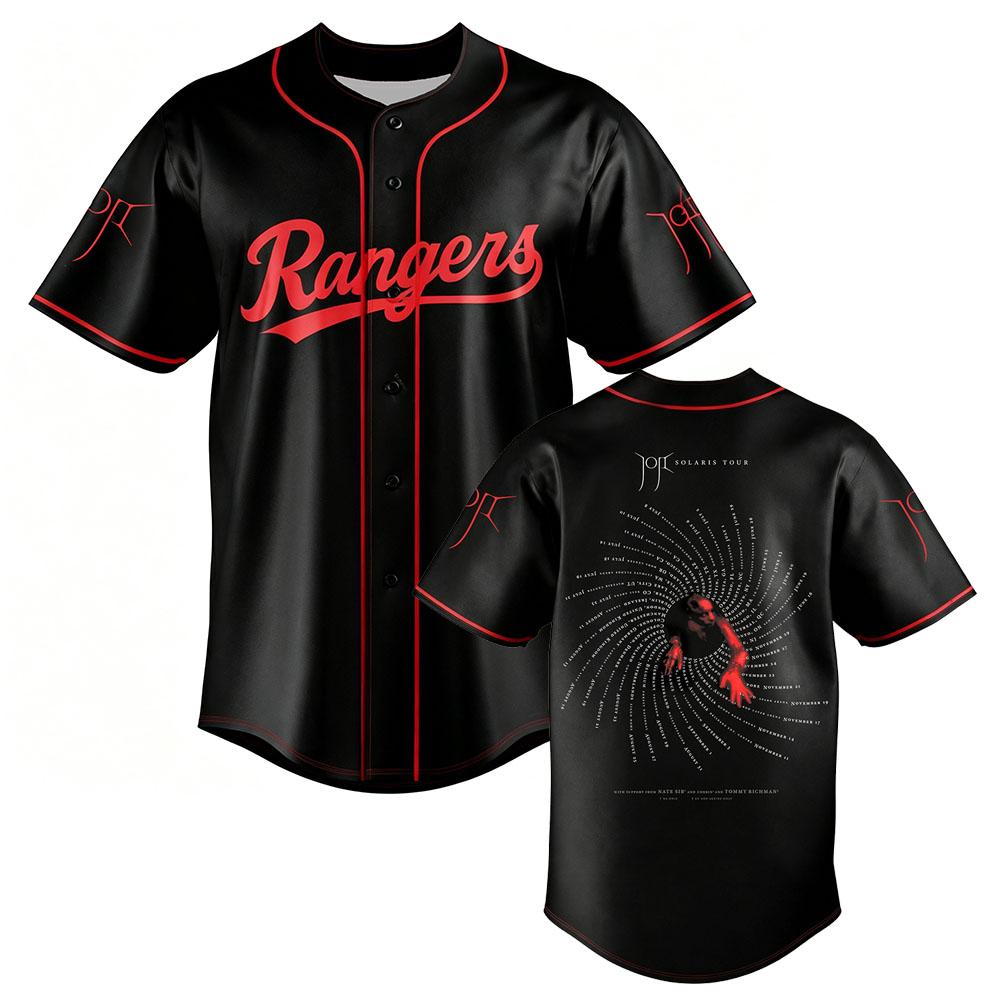 Joji SOLARIS TOUR 2026 Baseball Jersey Heavy Mental Fashion T-shirt Button Up Short Sleeve Tops Graphic Merch
