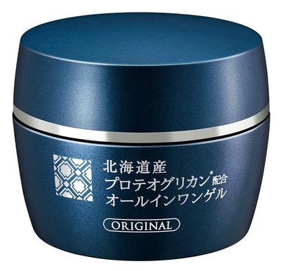 Гель, содержащий протеогликан, произведенный в 90 г All-in-one Hokkaido, all-in-one, прозрачный, упругий, увлажняющий, без отдушек, без парабенов, Япония,