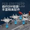 2.4G Remote Control Simulation Aircraft Carrier Model Children's Electric Toy Long Endurance Remote Control Ship