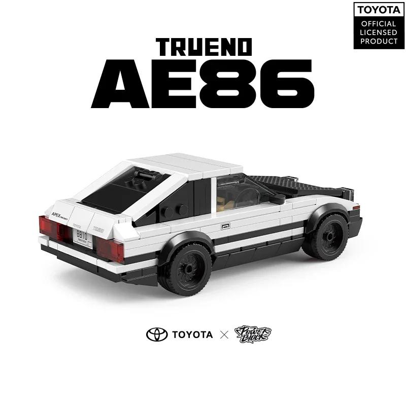 327 ДЕТАЛЕЙ AE86 Конструктор Машина Классический АВТОМОБИЛЬ TOYOTA JDM Модель Транспортного Средства Набор Кирпичиков С Дисплейной Коробкой Коллекция Для Взрослых Детские DIY Игрушки Подарки