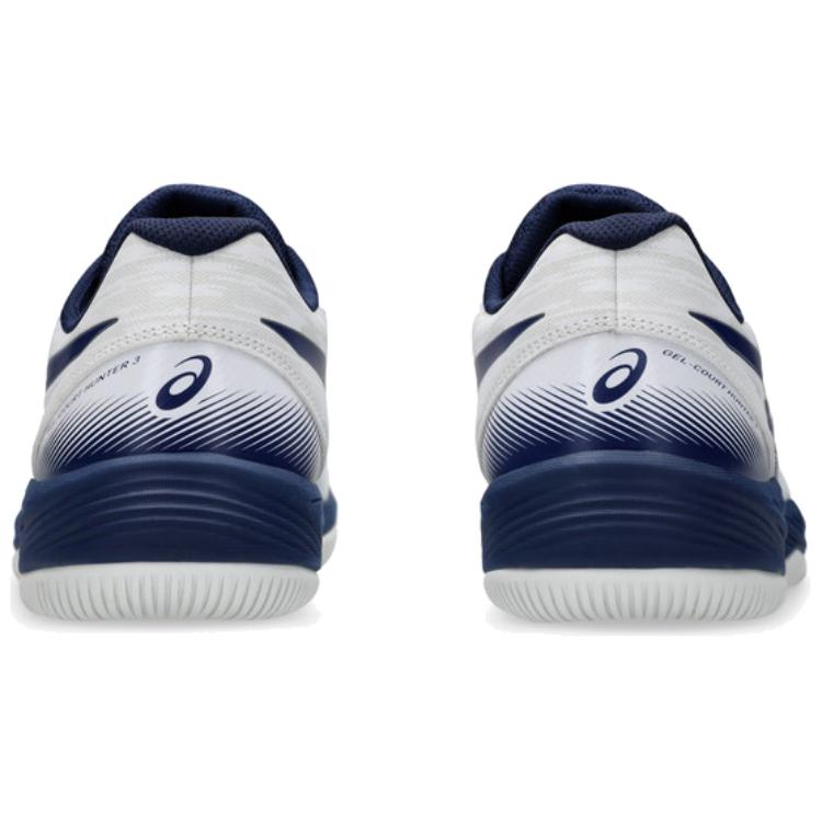 Asics Кроссовки для тренировок Gel-Court Hunter 3 с низким верхом Мужские бело-синие кроссовки 1071A088-102