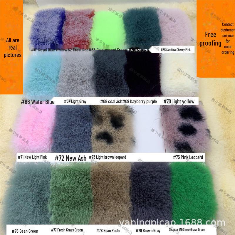 Цветной 5 см искусственный меховой шарик из кролика Рекс для украшения украшений, одежды и обуви, шляп