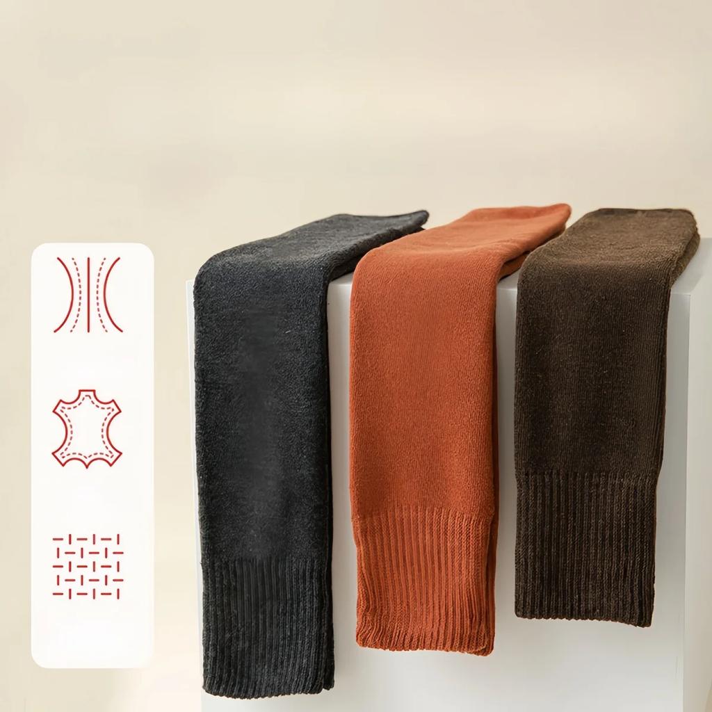 1 пара осенне-зимних модных теплых носков выше колена длиной 50 см, длинные свободные носки до бедра, комплект гетр для женщин