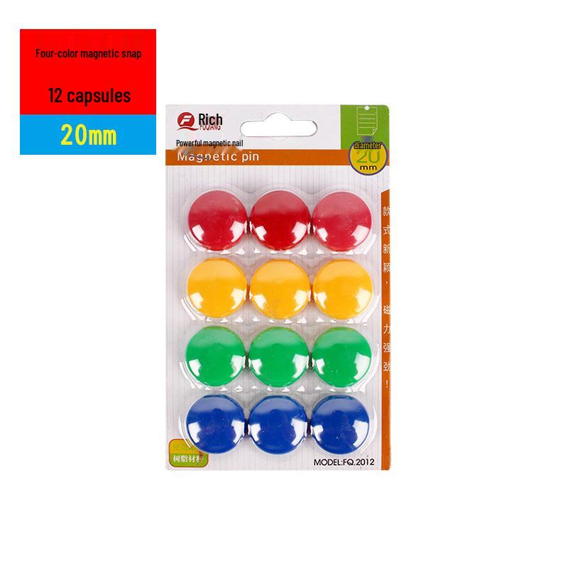 Магнитные кнопки «Смайлик»: Красочные, Сильные Магниты для Белых и Меловых Досок