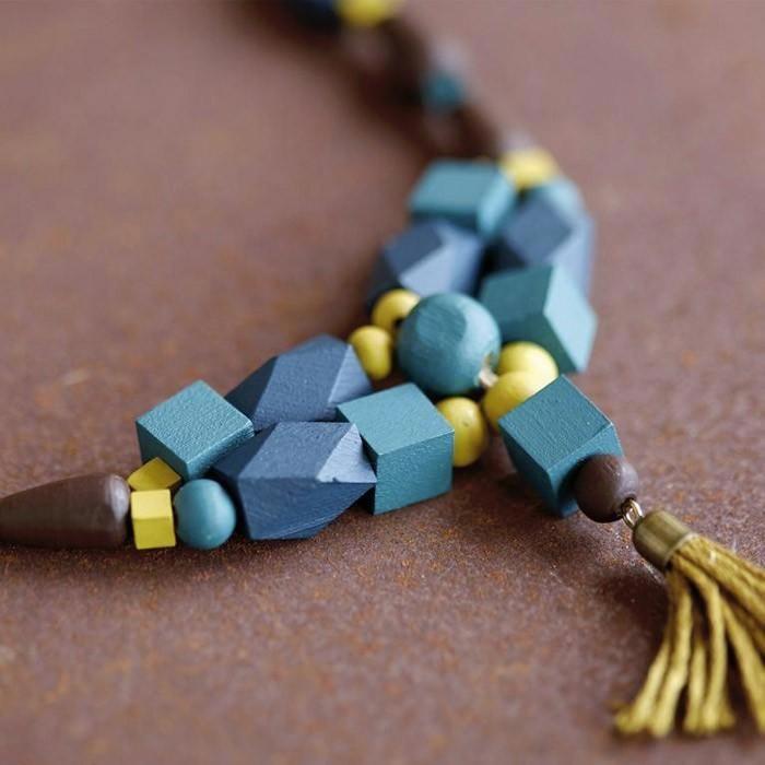 Perles en bois - ARTEMIO - Perle bois goutte 17,7x12mm - Marron - Bijoux personnalisés - Décoration créative