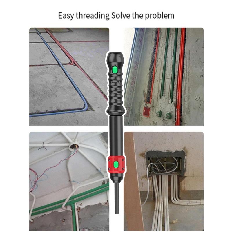 Электрик Помощь в прокладке Ручной Проволока Труба Прокладчик Темной Проволоки Артефакт для Прокладки Вспомогательный Инструмент для Прокладки Труб в Стенах Тянущий