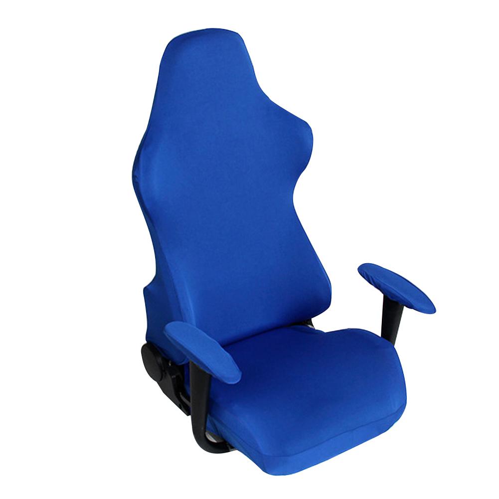 Чехол для игрового кресла, пылезащитный, однотонный, эластичный, для офисного компьютерного кресла, с подлокотником, защитная ткань на 360 градусов