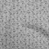 Cotton Flex Gray Fabric Dotted Floral Fabric For Sewing Printed Craft Fabric By The Yard 40 Inch