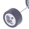 1/64 Wheels For Hotwheels With Rubber Tire Model Car Modified Parts Toys New