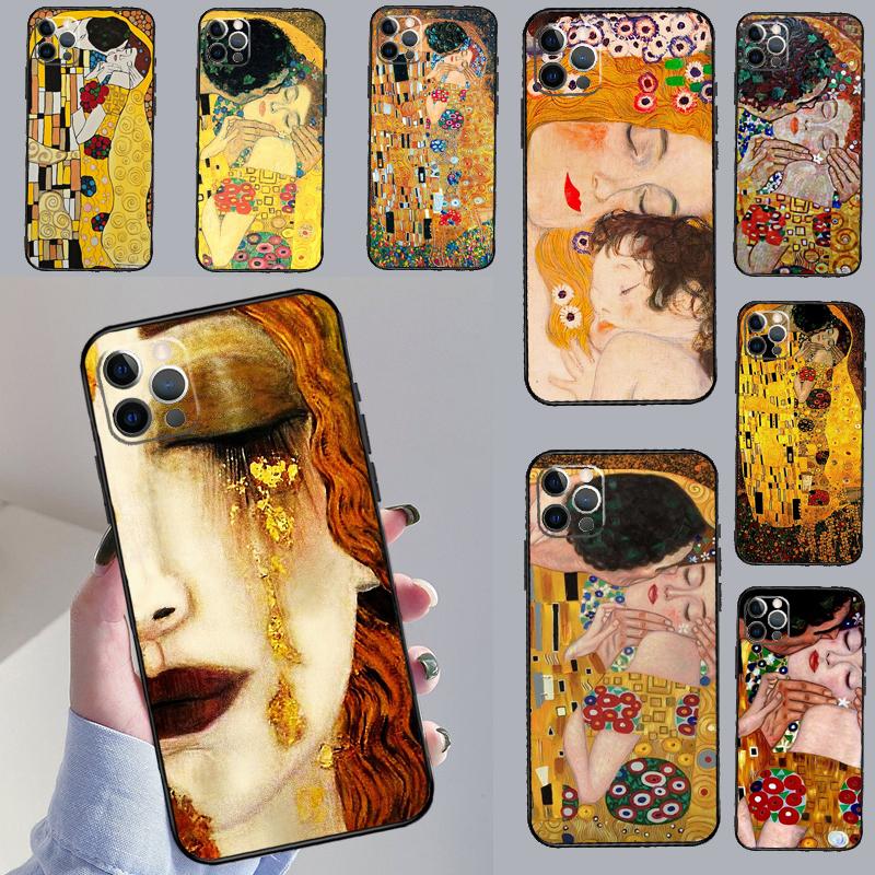 Чехол с рисунком «Поцелуй» Густава Климта для Oppo A80 A60 A40 A78 A38 A18 A98 A58 A96 A76 A16 A94 A74 A54 A15 A17 A57 A77 A5 Pro
