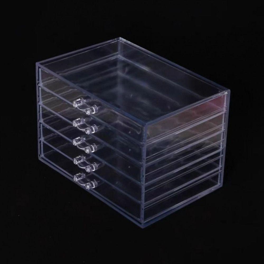 120Grids Jewelry Storage Box Drawer Style Jewelry Sorting Box Nail Art Organizer Box Desktop