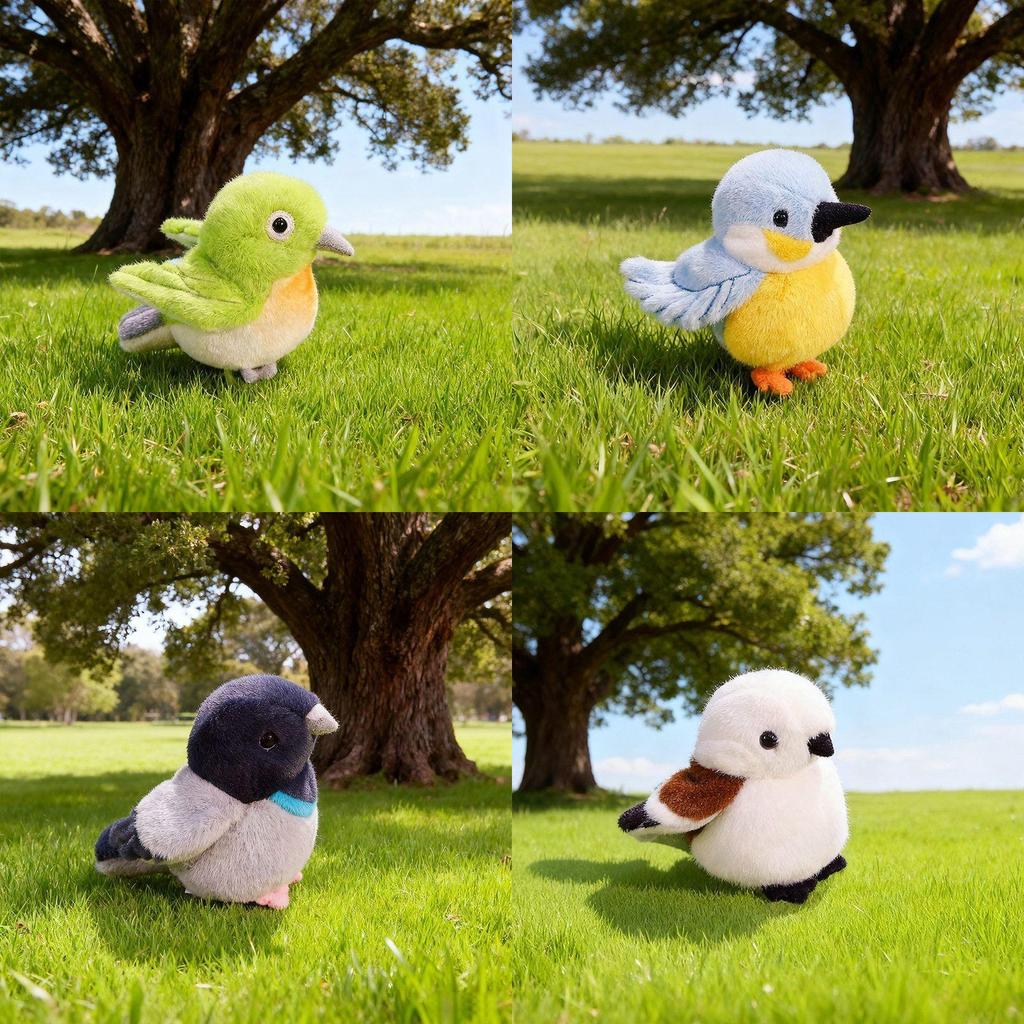 And Simulated Pigeon Sparrow Plush Toy Voice Design For Kids Birthday Present