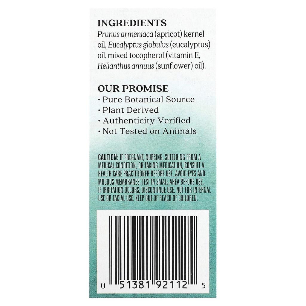 Aura Cacia Essential Oil Blend, Clearing Roll-On, Eucalyptus, .31 Fl Oz (9.2 Ml)