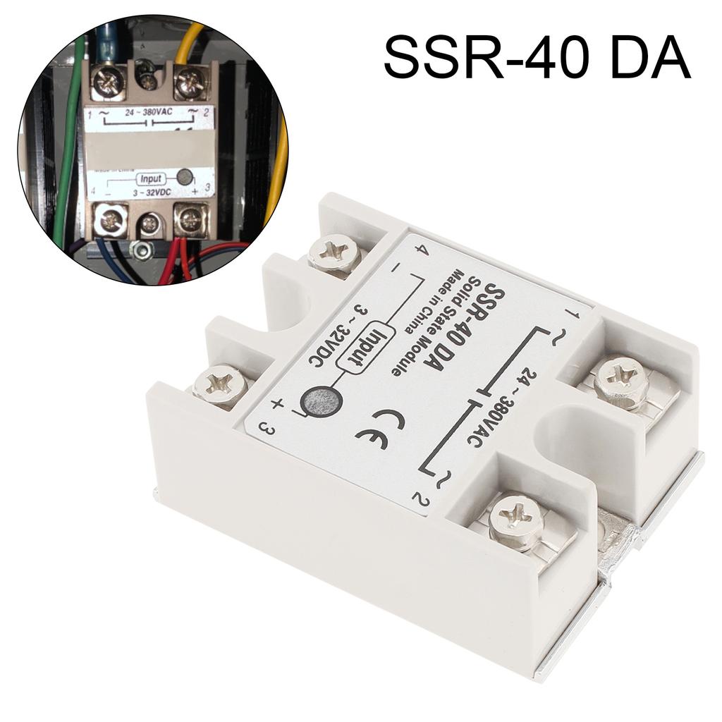 1 шт. SSR-25 DA/SSR-40 DA DC 3-32 В переменного тока 24-380 В твердотельное реле