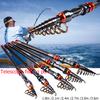 Spinning Fishing Rod Telescopic Fishing Rod 99% Carbon Portable Sea Water Fishing Carp Bass Salmon