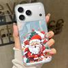 New Year Christmas Phone Case For iPhone 16e 17 Air 16 15 14 17 Pro Max 13 12 Pro 15 11 Shockproof Hard PC Laser Cover