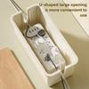Durable Plastic Cable Storage Box Multi-Purpose Cord Organizer Desktop Storage Box Charger Power Cord Case