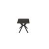 Table d'appoint - MUVOE - Carré - Aluminium - Résistante aux intempéries - Brun foncé