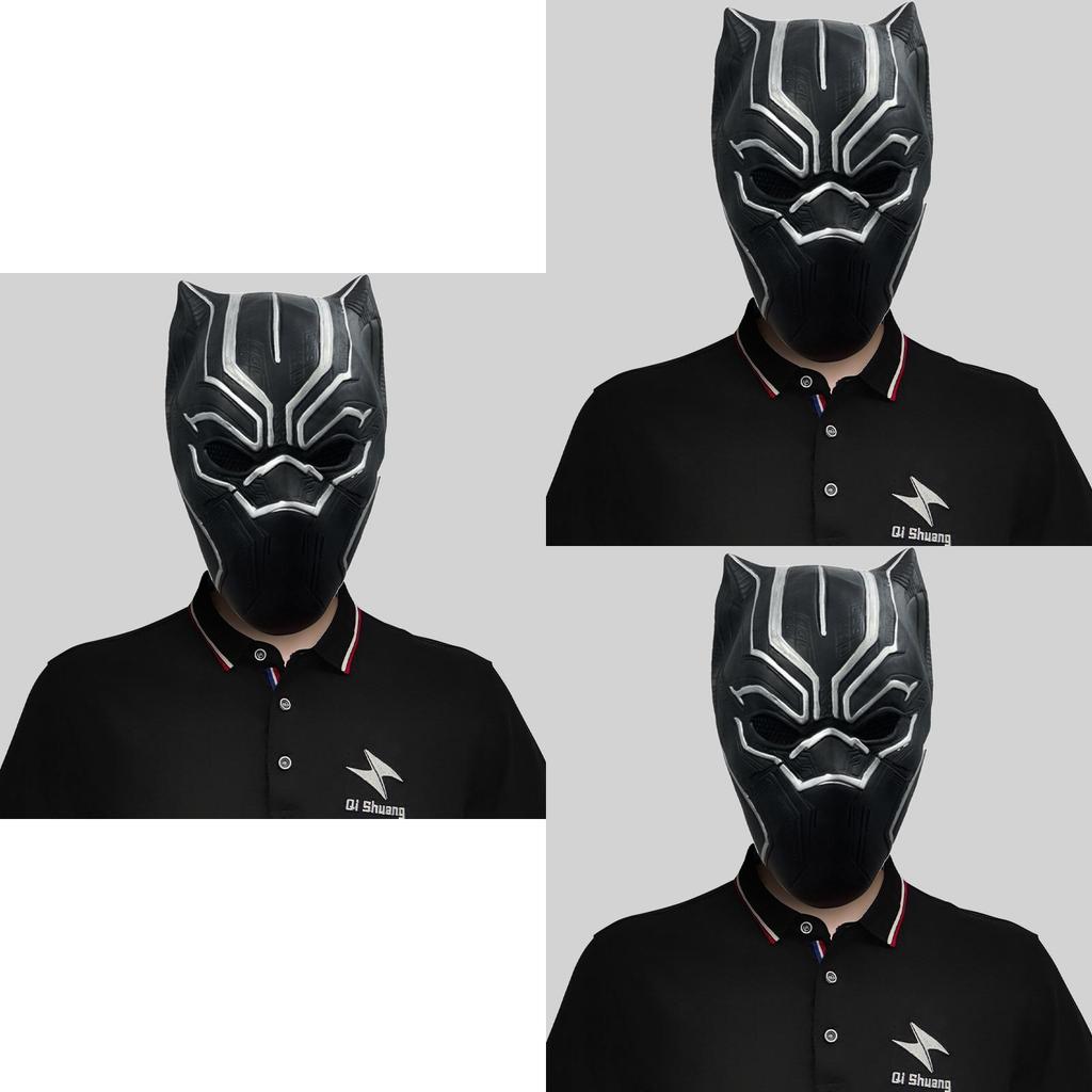 Marvel Black Panther Mask High Quality Latex Costume For Halloween Party Fun