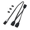4Pin To 5V 3Pin ARGB Splitter Cable for ARGB Hub and Fan Lighting Control For HDLL120 Splitter Extension Cord