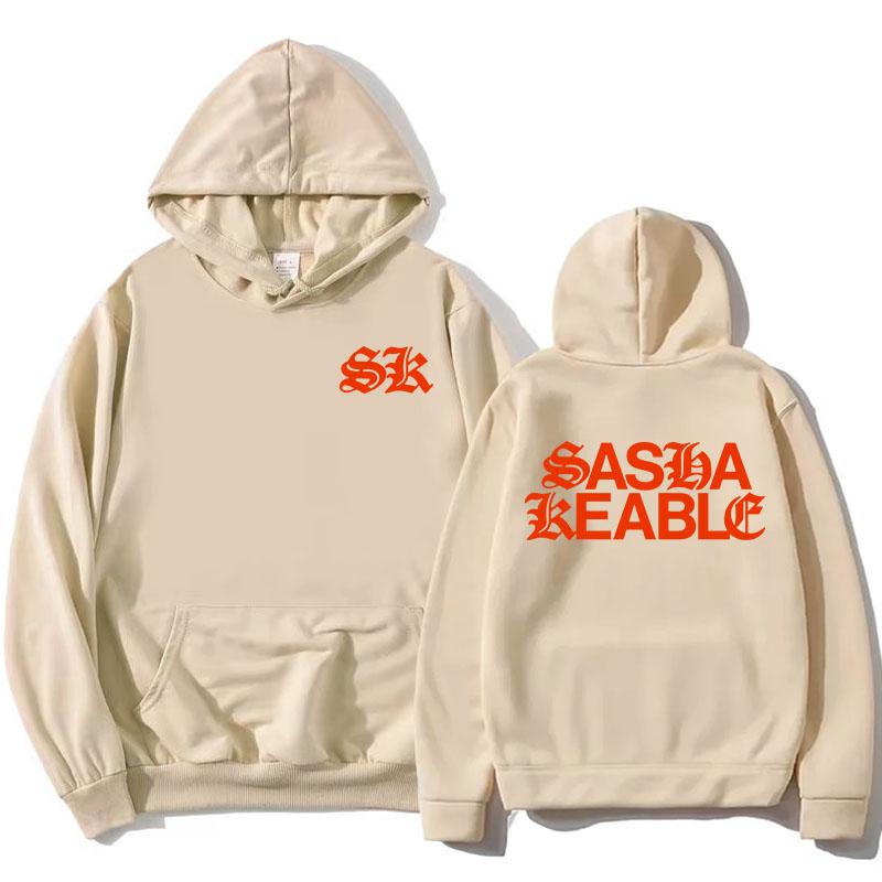 Саша Кибл Певица Принты Толстовки с длинным рукавом и капюшоном Графическая одежда Женская Мужская Осень