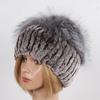 Горячая Распродажа Женские Зимние Комплекты Шапка и Шарф из Натурального Меха Кролика Рекс Теплые Настоящие Мех Чернобурки Мех Кролика Рекс Шапка Шарфы 2 Штуки