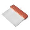 2x Chopper Scraper Dough Cutter Stainless Steel Wood Handle Spatula 15.5x11.2cm
