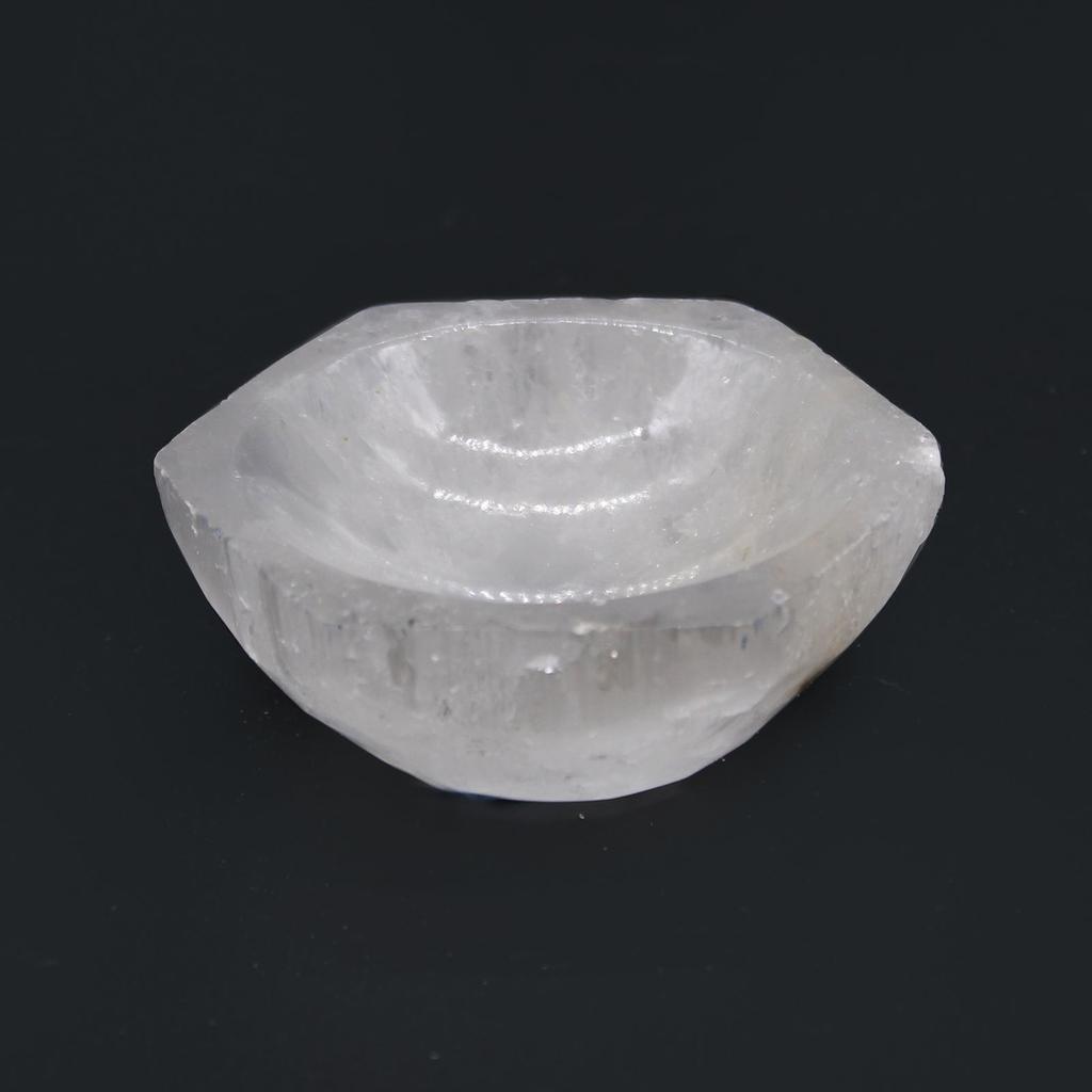 Selenite Bowl Hexagon, 6 cm