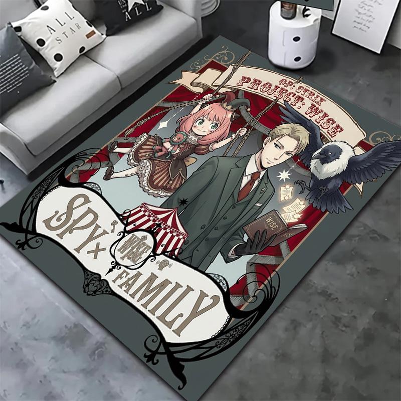 Spyxfamily Carpet Rug For Living Room Bedroom Home Sofa Decoration Kids Play Nonslip Floor Mat