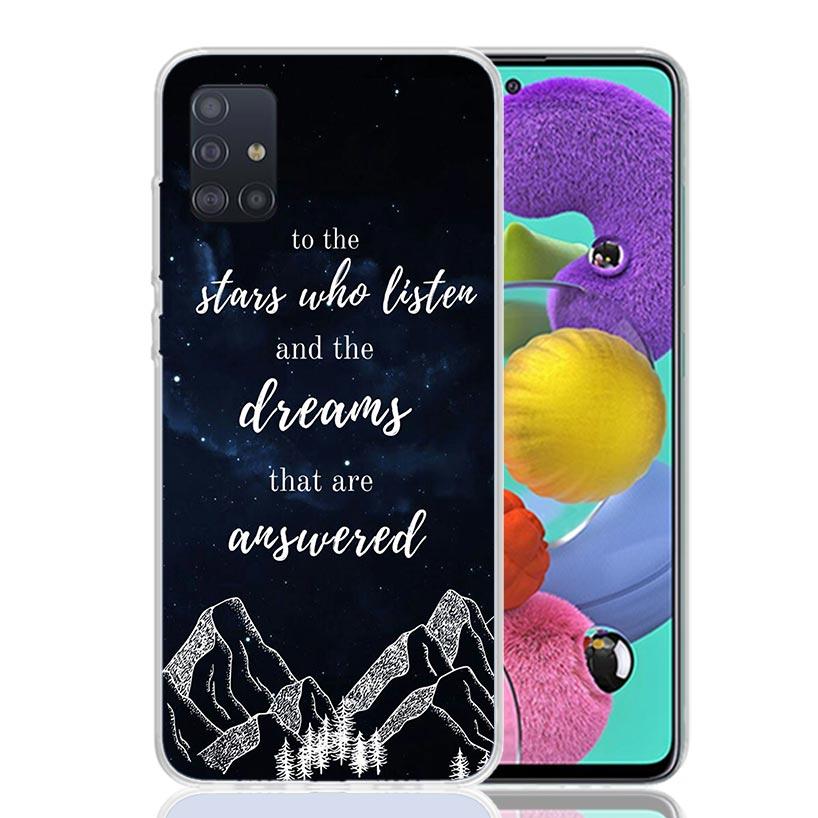 Чехол для телефона A Court of Mist Fury Сары Дж. Маас Для Samsung Galaxy A52 A32 A22 A12 A02S A50S A30S A51 A31 AA71 Note 20 Ultra 10 S10