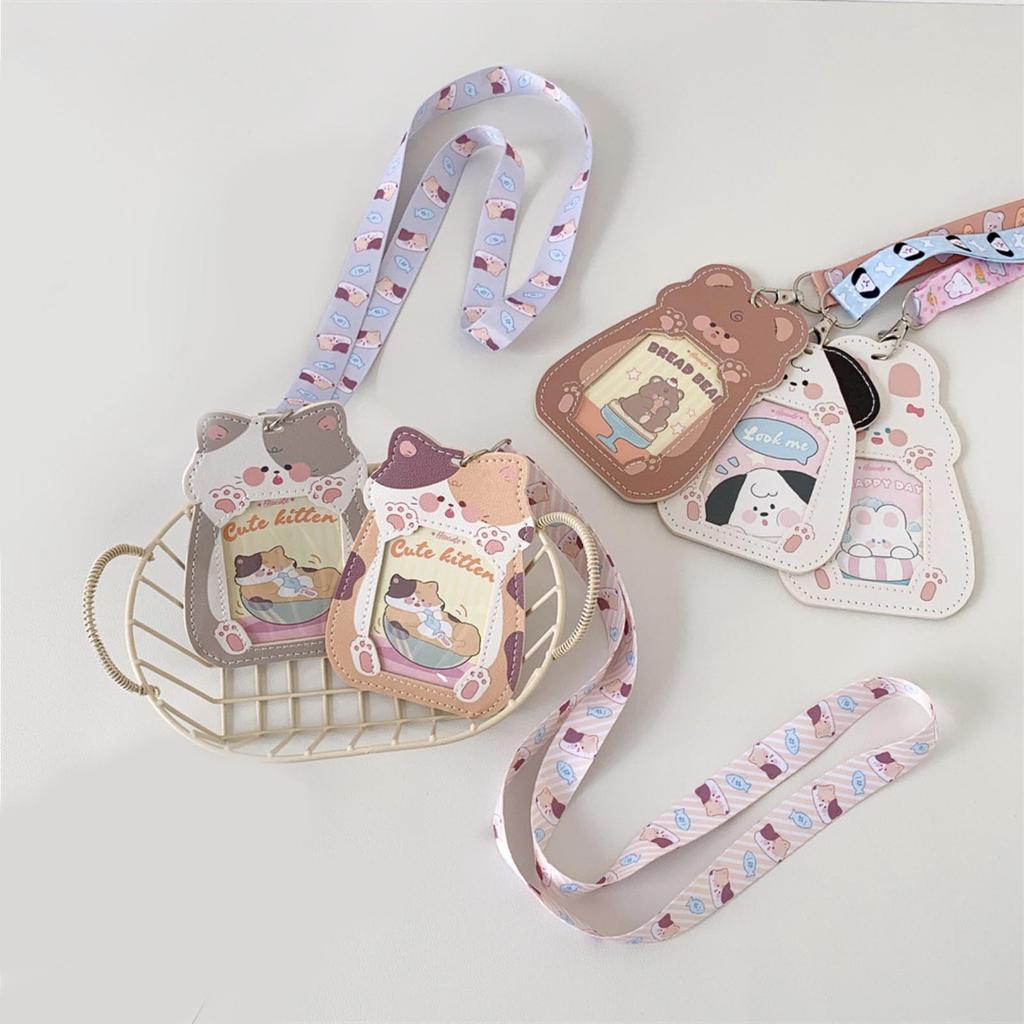 Форма Полый Прозрачный Держатель для карт Нашейный Держатель для ID-карты для проездного билета Студенческий Кампусный Держатель для карт