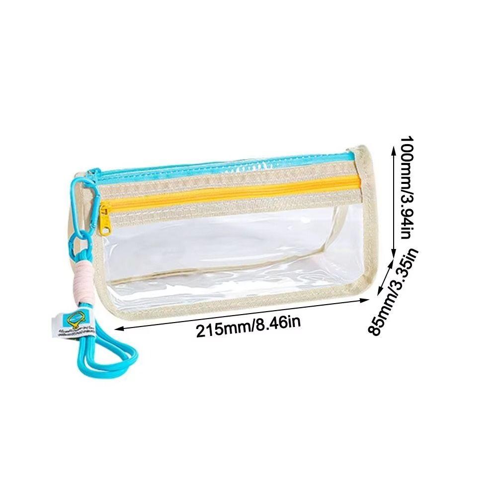 Detachable Large Capacity Pencil Case Beauty Bag Cosmetic Storage Bag  Student Supplies