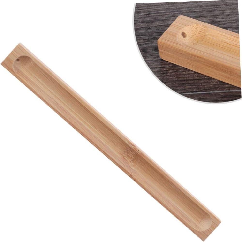 Экологичный держатель для благовоний из бамбуковой доски, натуральный улавливатель пепла для благовоний, домашний декор