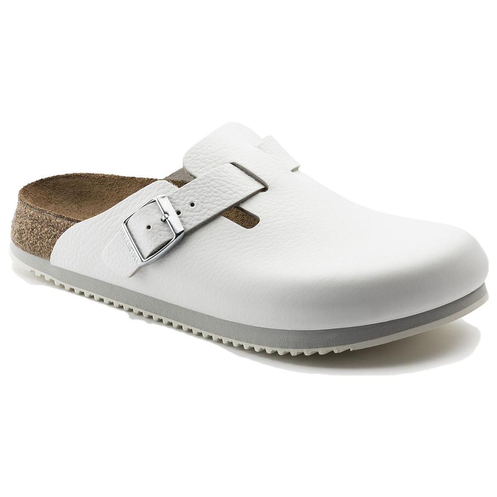 Birkenstock Мягкие удобные толстая подошва круглый носок уличные дышащие тапочки с колпачком из ЭВА унисекс белые 0060136