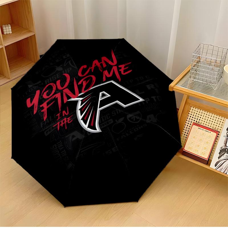 Складной зонт Atlanta Falcons легкий для путешествий, кемпинга и отдыха, незаменимая вещь для семейного отпуска и подарков на день рождения