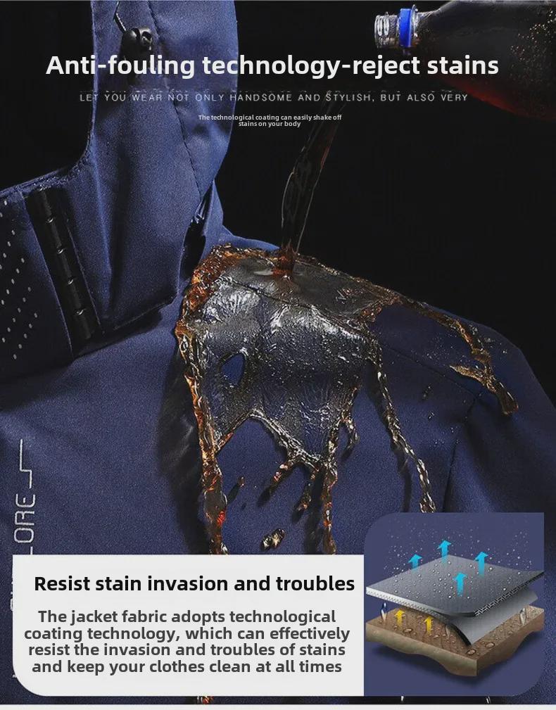 Унисекс 6266 Водонепроницаемая ветровка с капюшоном — легкая, однослойная для активного отдыха