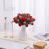 Decoration Artificial Eucalyptus Rose Floral Arrangement Lifelike Flowers Simulation Plants Leaves