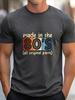 Made In The 80s All Original Parts Graphic Tshirt Tee Unisexs Unisex Top Streetwear Casual Trendy Oversized Birthday Gift