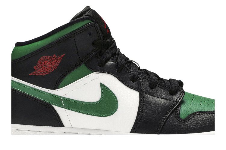 Kids' Sneakers Air Jordan 1 Mid GS 'Black Pine Green'